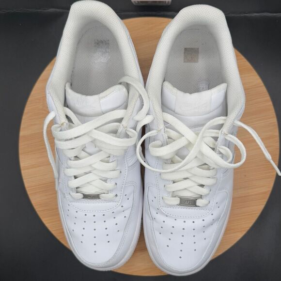 NIKE MENS Air Force 1 Mid  Nike Air Force 1 \'07 Low “Triple White” Mens Sz 11